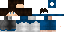 Minecraft skin texture, 64x32 legacy pixels