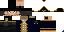 Minecraft skin texture, 64x32 legacy pixels