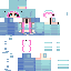 Minecraft skin texture, 64x64 pixels