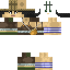 Minecraft skin texture, 64x64 pixels