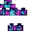 Minecraft skin texture, 64x64 pixels