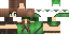 Minecraft skin texture, 64x32 legacy pixels