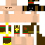 Minecraft skin texture, 64x64 pixels