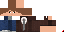 Minecraft skin texture, 64x32 legacy pixels