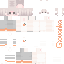 Minecraft skin texture, 64x64 pixels