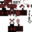 Minecraft skin texture, 64x64 pixels