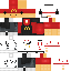 Minecraft skin texture, 64x64 pixels