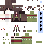 Minecraft skin texture, 64x64 pixels