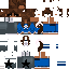 Minecraft skin texture, 64x64 pixels