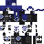 Minecraft skin texture, 64x64 pixels