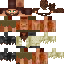 Minecraft skin texture, 64x64 pixels