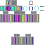 Minecraft skin texture, 64x64 pixels