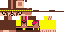 Minecraft skin texture, 64x32 legacy pixels