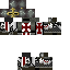 Minecraft skin texture, 64x64 pixels