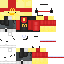 Minecraft skin texture, 64x64 pixels