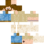 Minecraft skin texture, 64x64 pixels
