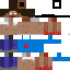 Minecraft skin texture, 64x64 pixels