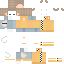 Minecraft skin texture, 64x64 pixels