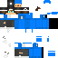 Minecraft skin texture, 64x64 pixels