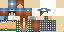 Minecraft skin texture, 64x32 legacy pixels