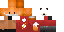 Minecraft skin texture, 64x32 legacy pixels