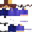 Minecraft skin texture, 64x64 pixels