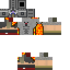 Minecraft skin texture, 64x64 pixels