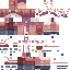 Minecraft skin texture, 64x64 pixels