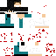 Minecraft skin texture, 64x64 pixels