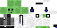 Minecraft skin texture, 64x32 legacy pixels