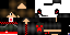 Minecraft skin texture, 64x32 legacy pixels