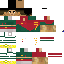 Minecraft skin texture, 64x64 pixels