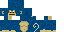 Minecraft skin texture, 64x32 legacy pixels
