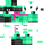 Minecraft skin texture, 64x64 pixels