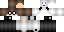 Minecraft skin texture, 64x32 legacy pixels