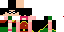 Minecraft skin texture, 64x32 legacy pixels