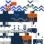 Minecraft skin texture, 64x64 pixels