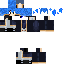 Minecraft skin texture, 64x64 pixels