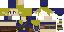 Minecraft skin texture, 64x32 legacy pixels