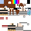 Minecraft skin texture, 64x64 pixels