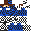 Minecraft skin texture, 64x64 pixels