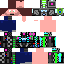 Minecraft skin texture, 64x64 pixels