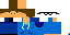 Minecraft skin texture, 64x32 legacy pixels