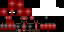 Minecraft skin texture, 64x32 legacy pixels