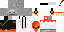 Minecraft skin texture, 64x32 legacy pixels