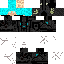 Minecraft skin texture, 64x64 pixels