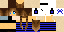Minecraft skin texture, 64x32 legacy pixels