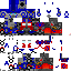 Minecraft skin texture, 64x64 pixels