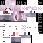 Minecraft skin texture, 64x64 pixels