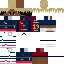 Minecraft skin texture, 64x64 pixels